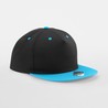 Cap - mod. B610c:Black, 100% cotton, Surf Blue, One Size